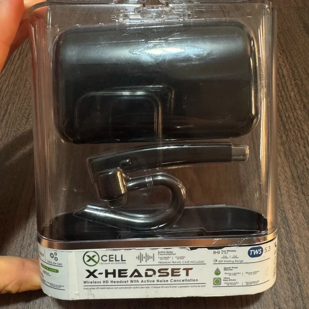 X Cell Wireless Headset Black